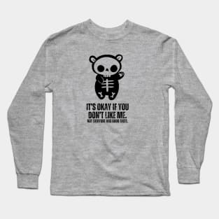 creepy cute bear Long Sleeve T-Shirt